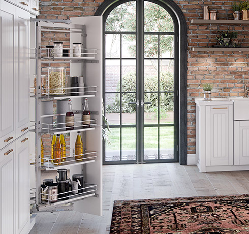 Maximize storage with flawless tall cabinets