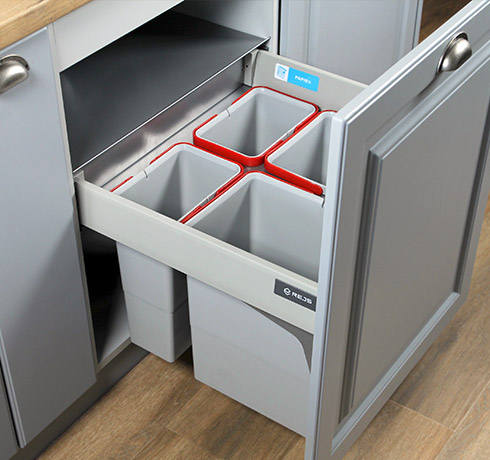 State-Of-The-Art Kitchen Waste Bins | Dual Kitchen Bin | Pull Out Kitchen Bin