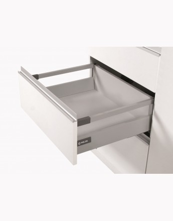 Comfort Box Front drawer - soft close - white - rectangular