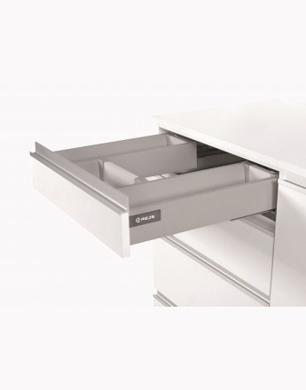 Under sink front drawer - push open-white