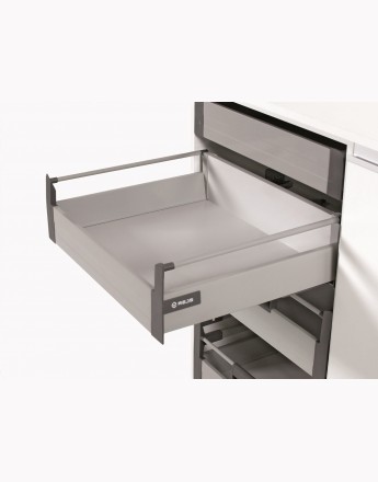 Comfort Box Inner Drawer - soft close - silver - round