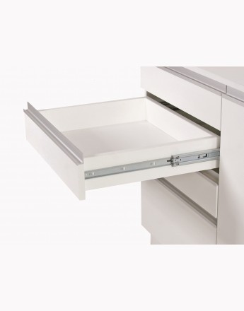 Drawer runners - Full extension - solid metal ball bearing 35 kg