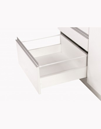 Undermount drawer runners push open - 3D slide - up to 19mm board