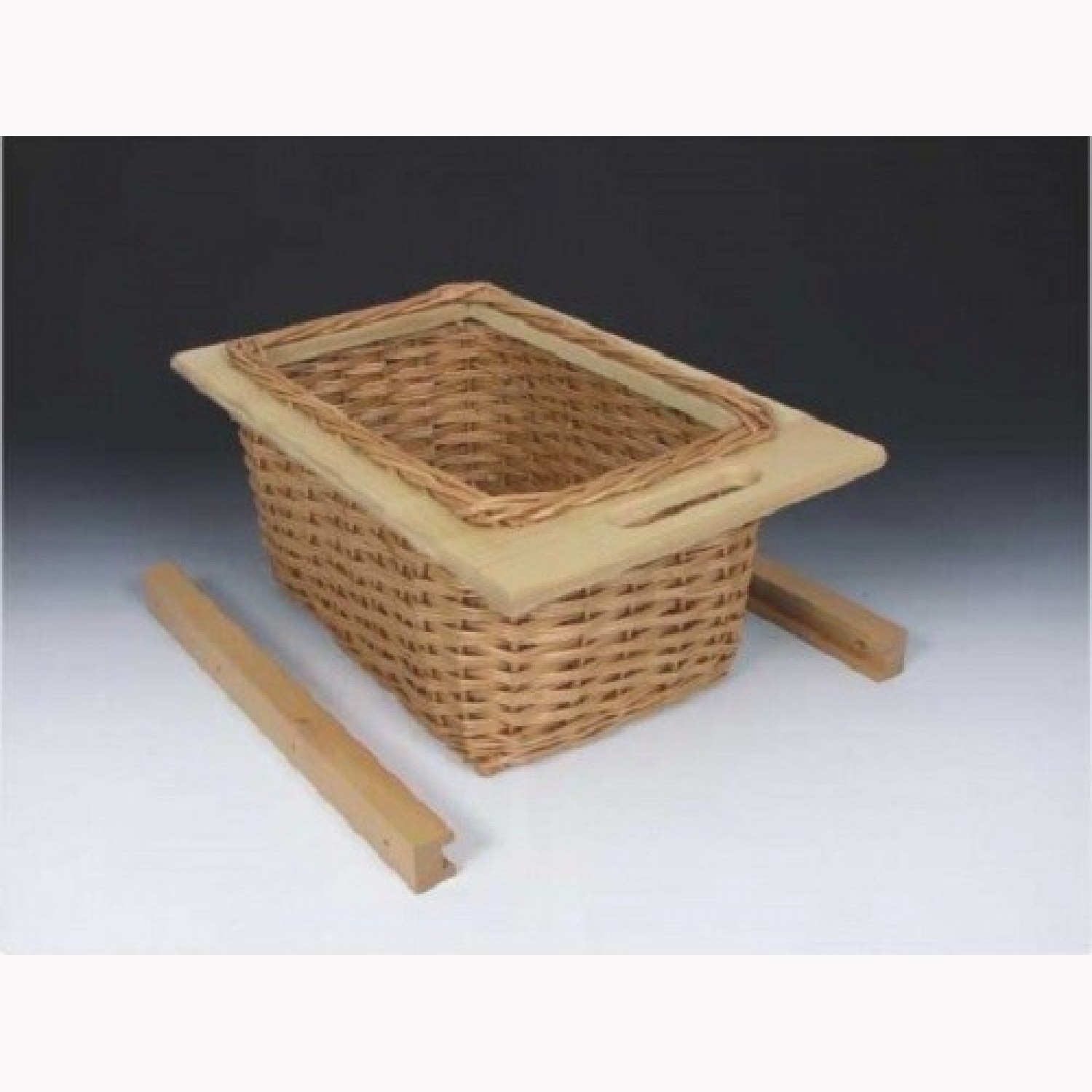 Kitchen storage Wicker Basket Drawer with Handle Rejs Ltd UK
