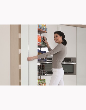 MAXIMA ROTATING Kitchen Pull Out Larder-chrome