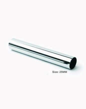 Wardrobe Rail Round Hanging Rails Chrome 25mm