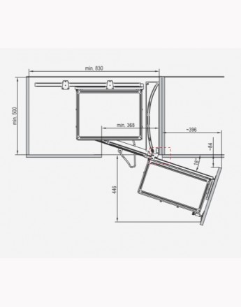 MAXIMA CLASSIC – Kitchen Storage 900mm – Pull-out