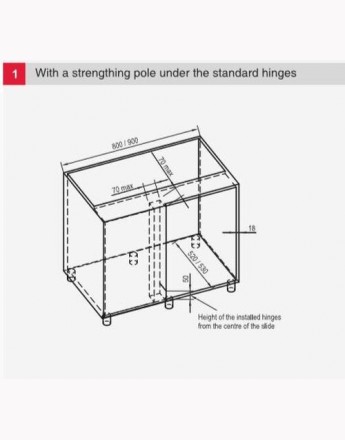 Corner Optima - pull out 900 mm and 1000 mm unit kidney corner basket - SOFT CLOSE