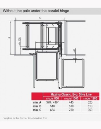 MAXIMA SILVA - storage kitchen cabinets