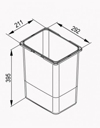 Bucket for our bins (JC601, JC602, JC603, JC604)