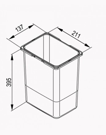 Bucket for our bins (JC601, JC602, JC603, JC604)