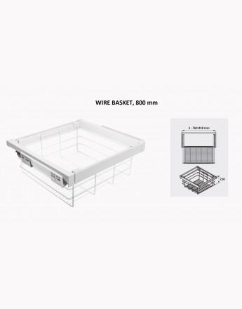 Wire baskets Elite - wardrobe - practical - 600mm, 800 mm, 900mm