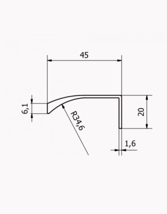 FE9 - kitchen, bedroom and office cabinet door handle