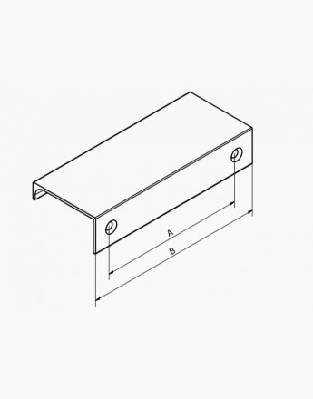 FE6-2R10 – kitchen, bedroom and office cabinet door handle