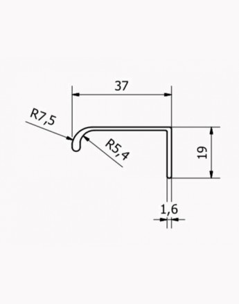 FE8 - kitchen, bedroom and office cabinet door handle