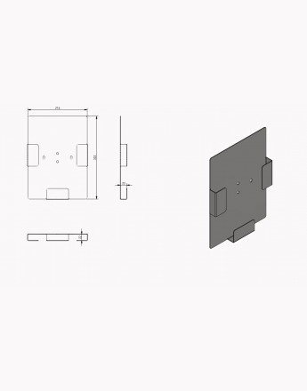 Multi functional sanitisation solution – stand for sanitary accessories