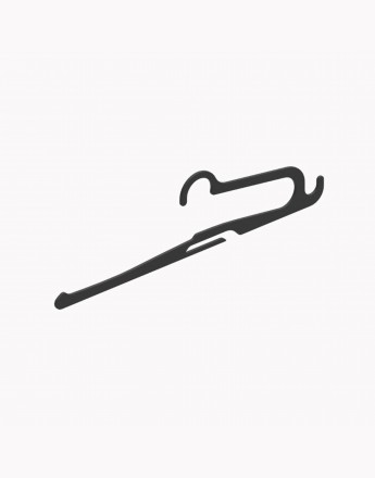 New Hangers for Trousers, Skirts and Accessories - Black