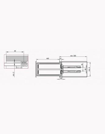 CARGO MINI BASE - MAXIMA EVO - kitchen, storage solution