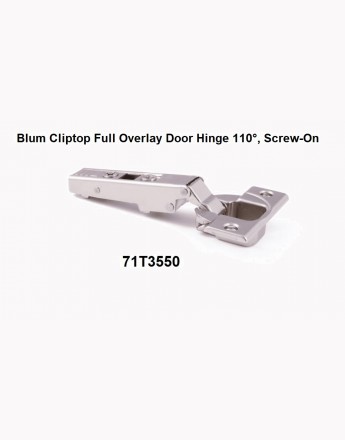 BLUM hinges and plates (95°, 110°, 155°, 170°)