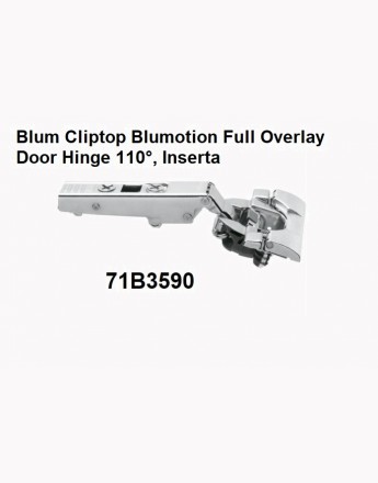 BLUM hinges and plates (95°, 110°, 155°, 170°)