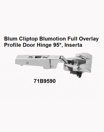 BLUM hinges and plates (95°, 110°, 155°, 170°)