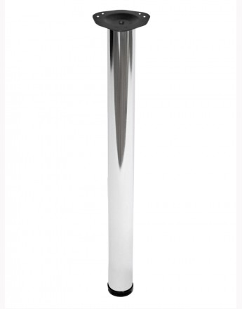 Furniture Legs Adjustable Table Leg Chrome 710 820 870 Rejs Ltd Uk Furniture Legs Adjustable Table Leg, Round Table Legs Bunnings