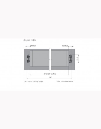 Heavy Duty Ball Bearing Drawer Runners, Under Stairs Drawer Slides 300-1100mm