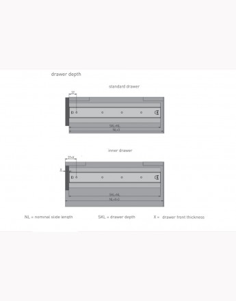 Heavy Duty Ball Bearing Drawer Runners, Under Stairs Drawer Slides 300-1100mm