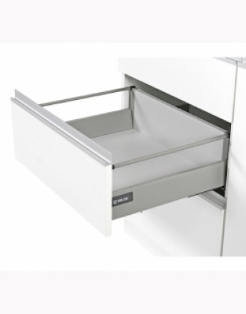 Comfort Box Front drawer - soft close - white - round