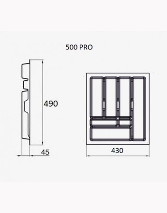 Cutlery Tray PRO