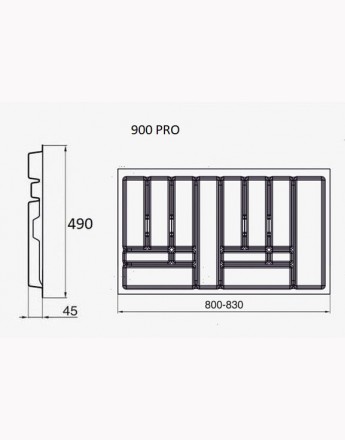 Cutlery Tray PRO