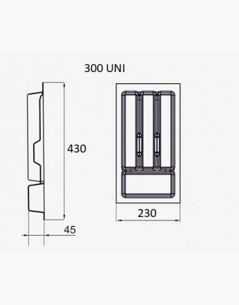 Cutlery Tray UNI