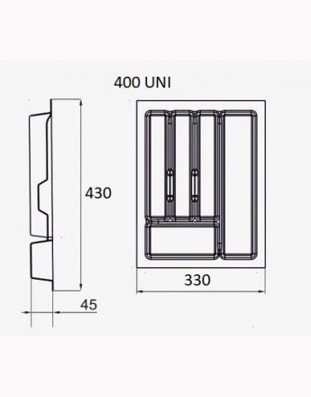 Cutlery Tray UNI