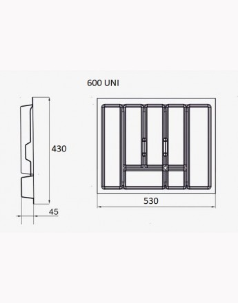 Cutlery Tray UNI