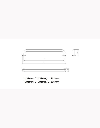 NORD - kitchen, bedroom and office cabinet door handles and knobs