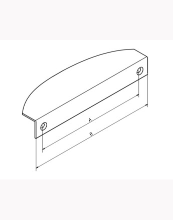 FE9 Frez - kitchen, bedroom and office cabinet door handle