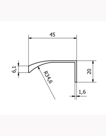 FE9 Frez - kitchen, bedroom and office cabinet door handle