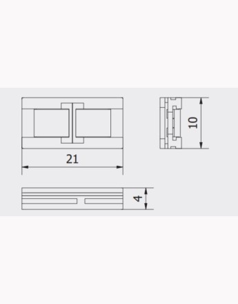 Connector XC11 for LED strips SLIM