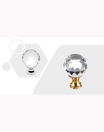 CRYSTAL PALACE - kitchen, bedroom and office cabinet door knob