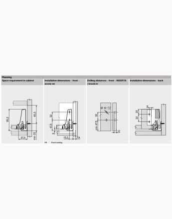 Blum Tandembox Antaro - Drawer Set M and D - Grey