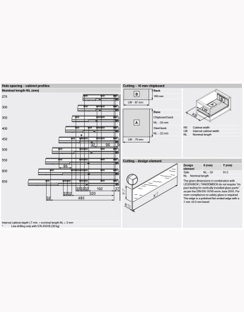 Blum Tandembox Antaro - Drawer Set M and D - Grey