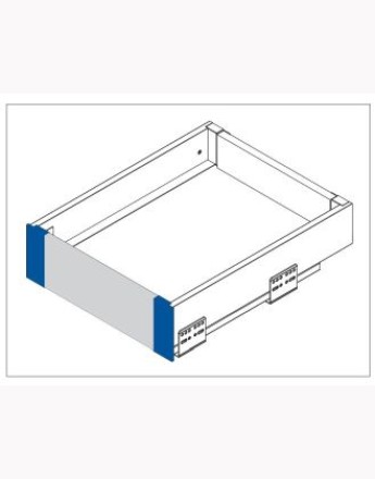 AXIS PRO INNER drawer system - anthracite - high 84, 167, 199 - length 450, 500