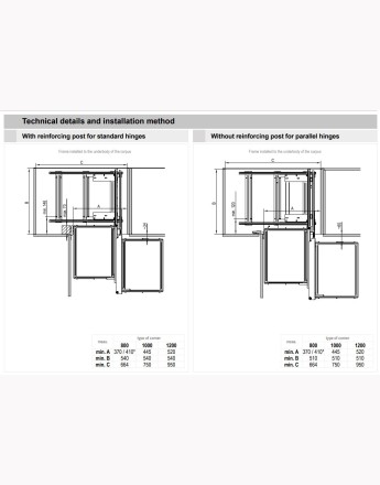 MAXIMA PURO Corner Comfort - corner storage kitchen cabinets - white with colourless glass