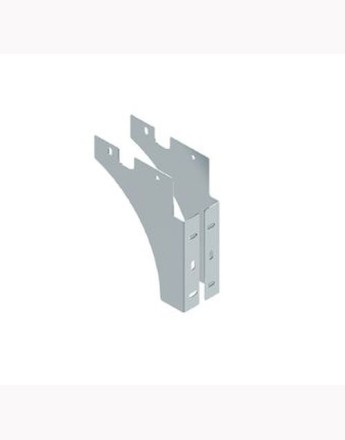 Front fixing bracket for soft close pull out bin