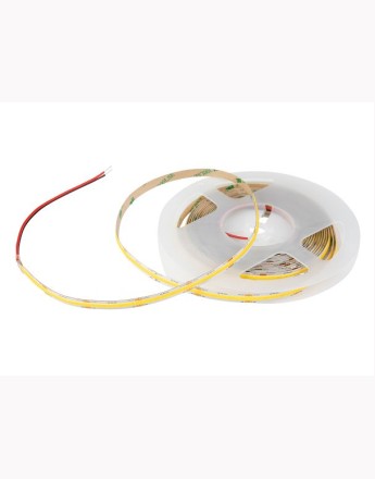 COB LED tape, 40W, IP20, 8mm, roll 5m, 12V, warm or cold white