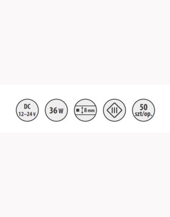 Connector for LED strips 8 mm