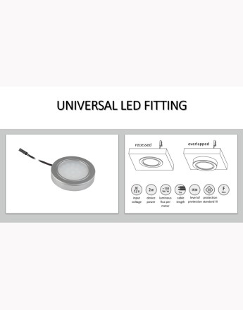 Universal led fitting warm - cold