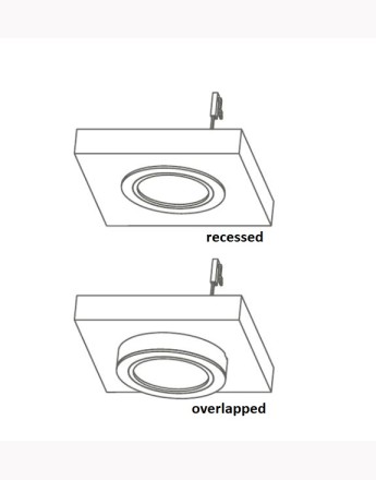 Universal led fitting warm - cold