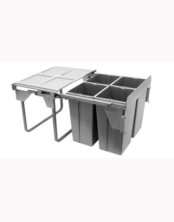 Kitchen Waste Bin 600mm-68 LTR (JC609M-4)