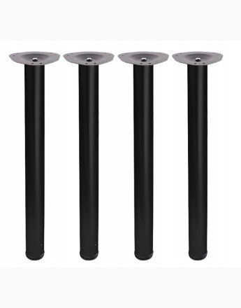 4x adjustable table leg - 710 - black